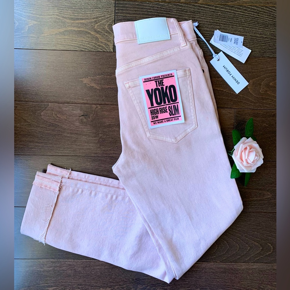 Denim Forum The Yoko High Rise Slim jeans